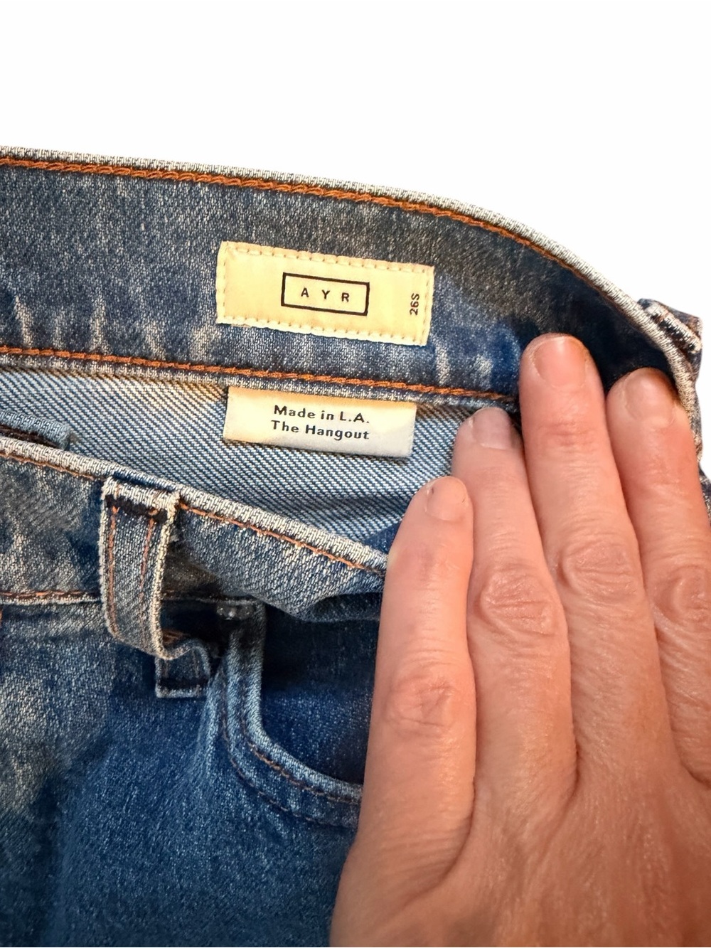 AYR Light Blue Straight Leg Jeans - Picture 5 of 8